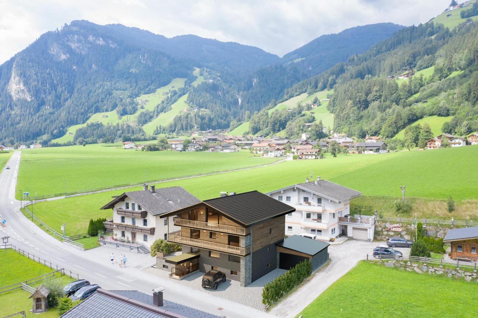 Ferienwohnung Loft In The Alps Penthouse Schwendau Exterior foto